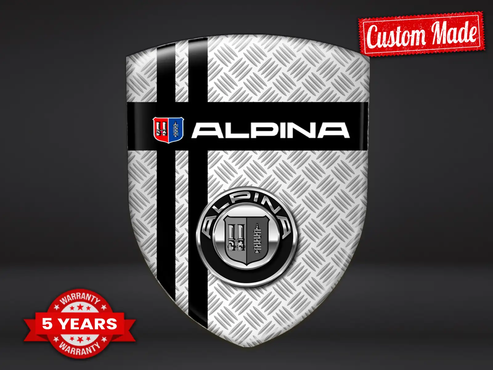 Alpina Türaufkleber Auto Universal Hochwertig Pro